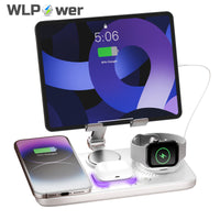 6-in-1 Wireless Charging Station with Clock
