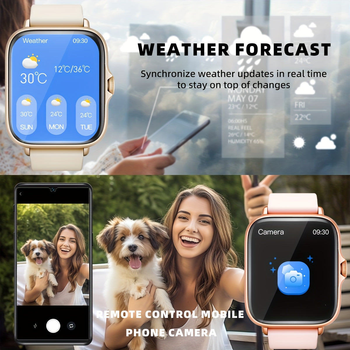 Sports Smartwatch 1.83" - Bluetooth Call & Fitness Tracker