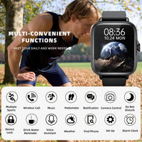 Sports Smartwatch 1.83" - Bluetooth Call & Fitness Tracker