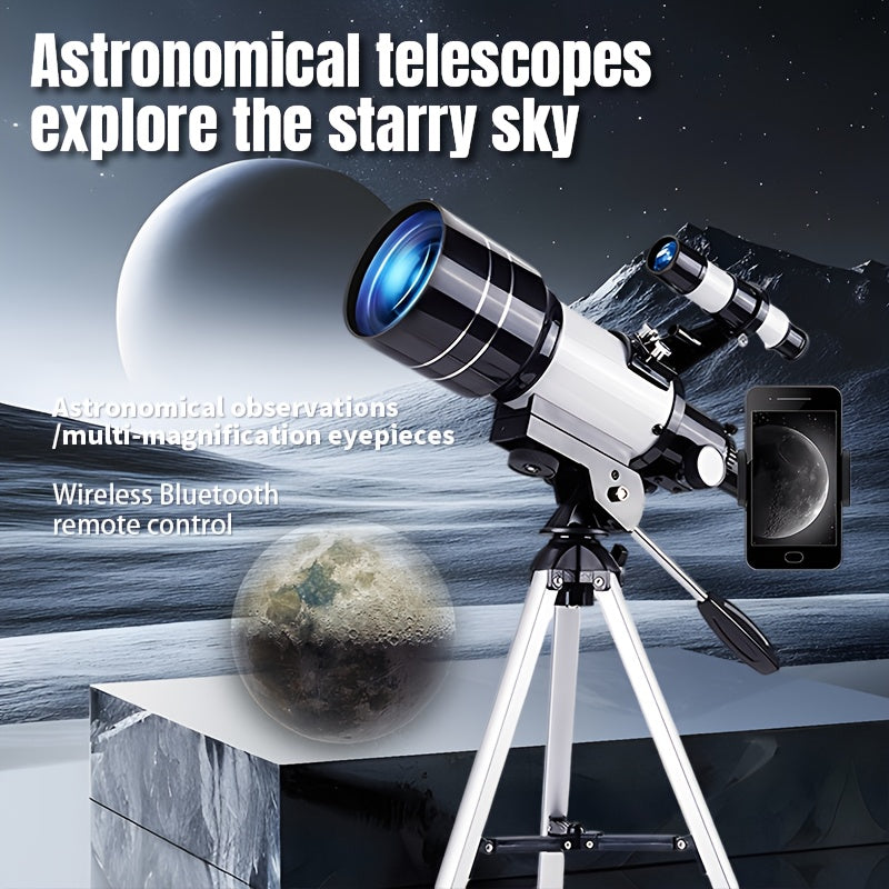 70mm Astronomical Telescope - 150x Magnification with Tripod