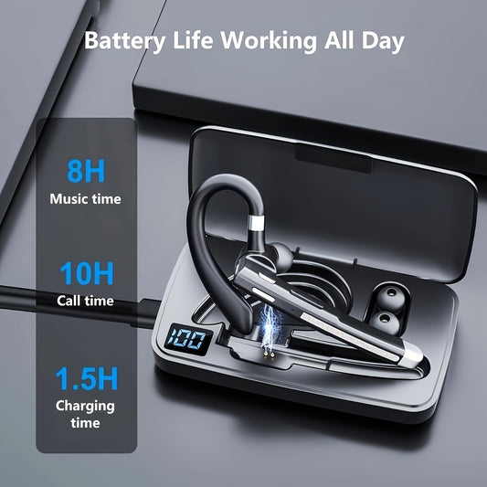 Premium wireless earbuds with ENC noise cancelling and Bluetooth connectivity