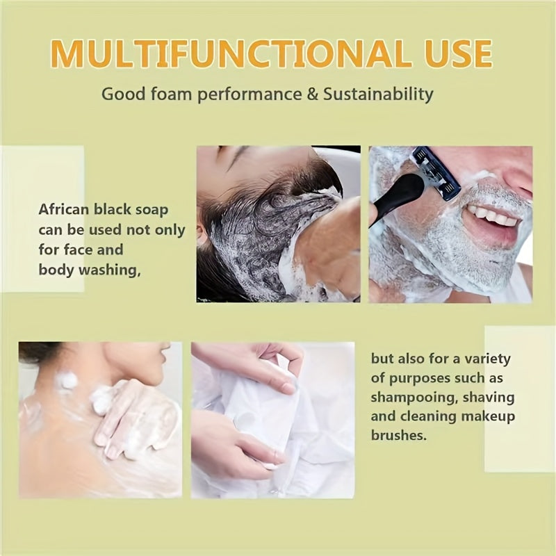 African Black Soap with Coconut Oil - 100g