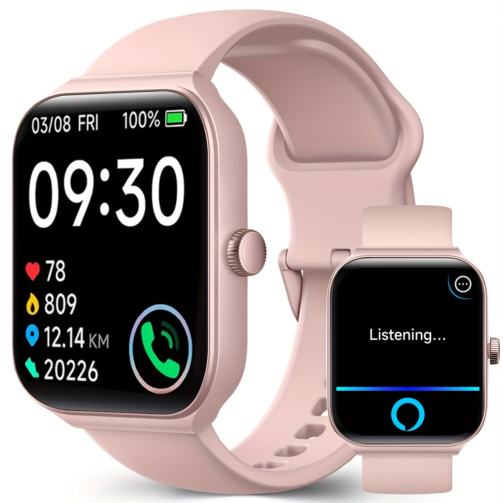 FAWEIO Smart Watch with Alexa - 1.95" Fitness Tracker