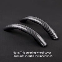 Carbon Fiber Steering Wheel Cover – Non-Slip Universal Fit