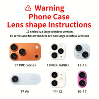 Matte Translucent iPhone Case - Shockproof Air Cushion Cover