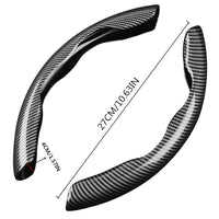 Carbon Fiber Steering Wheel Cover – Non-Slip Universal Fit