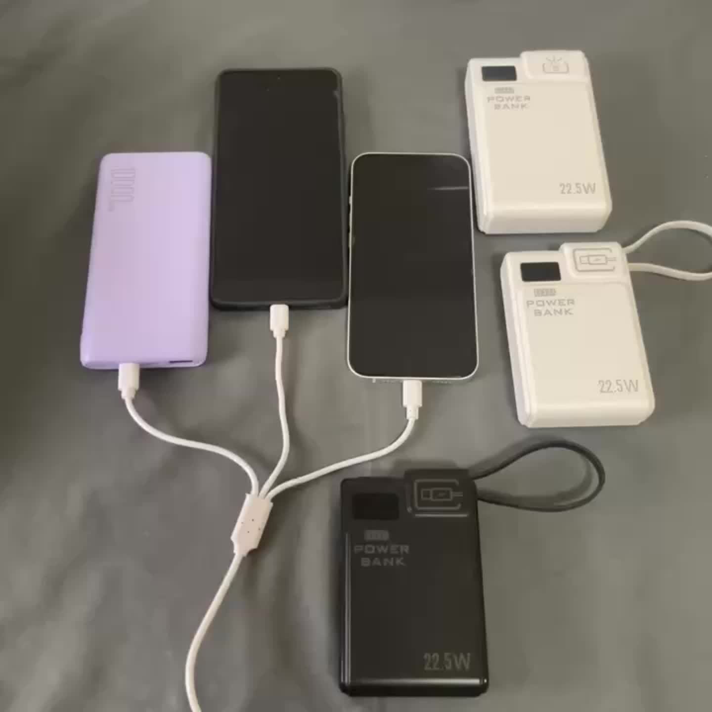 Portable Power Bank - PD 22.5W Fast Charging