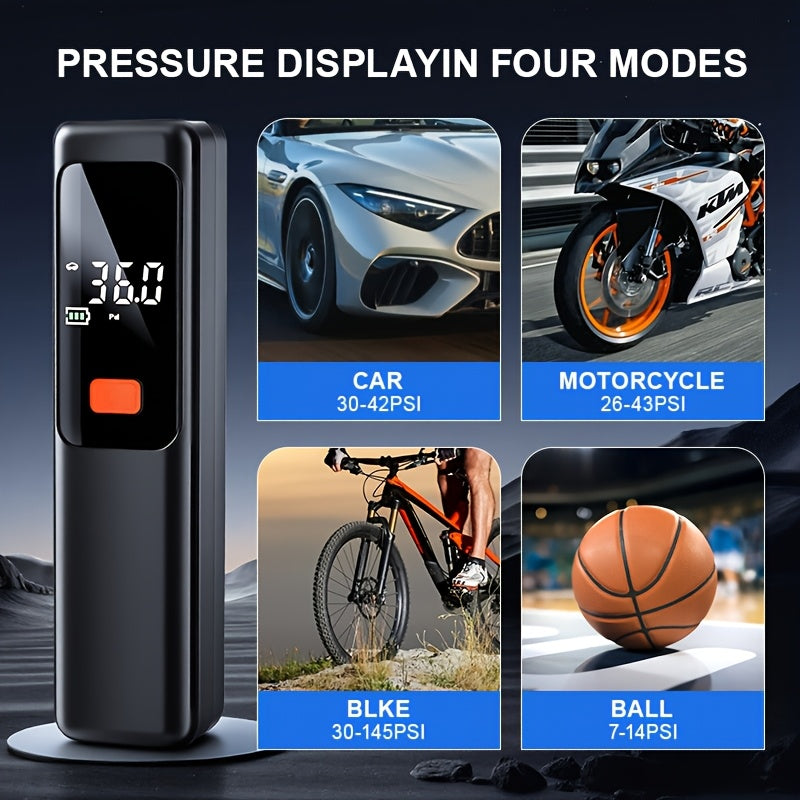 Portable Digital Air Pump with LED Display
