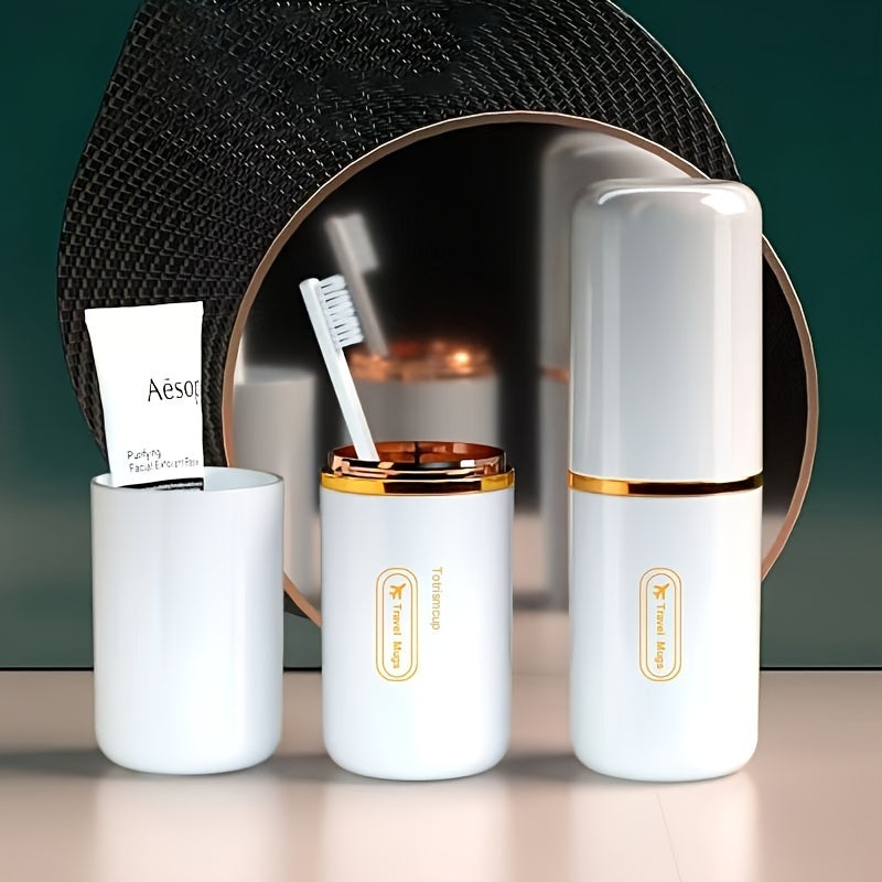 Portable Travel Toothbrush and Toothpaste Storage