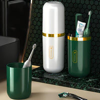 Portable Travel Toothbrush and Toothpaste Storage