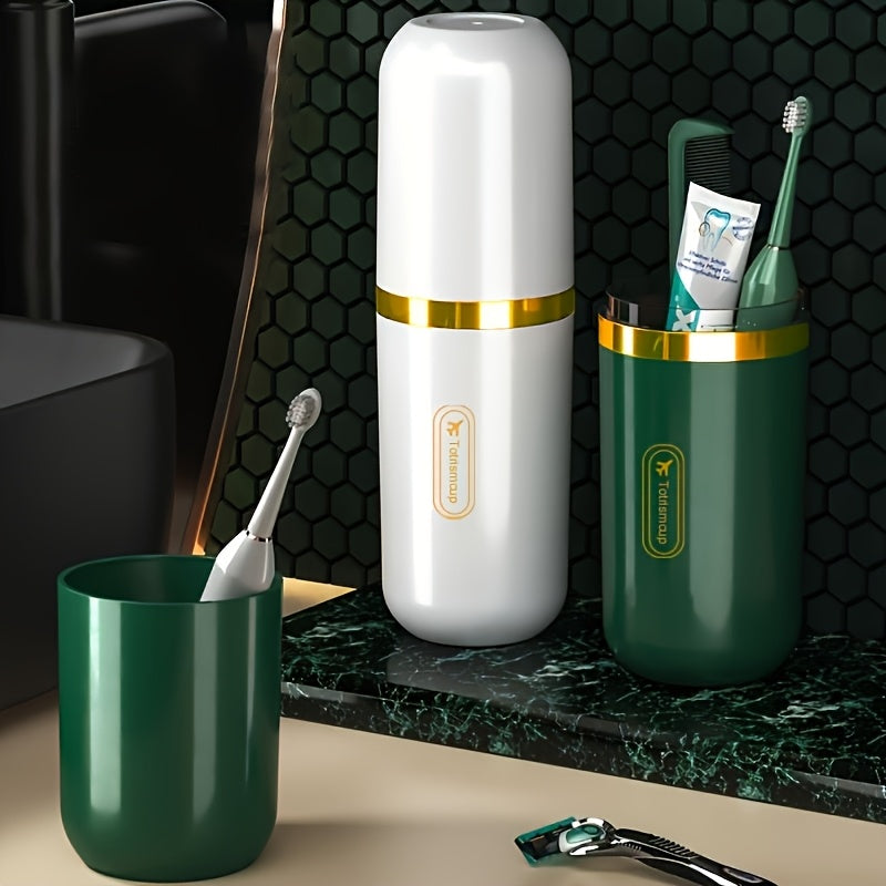 Portable Travel Toothbrush and Toothpaste Storage